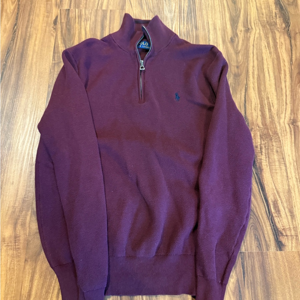 Polo Ralph Lauren Men’s maroon quarter zip